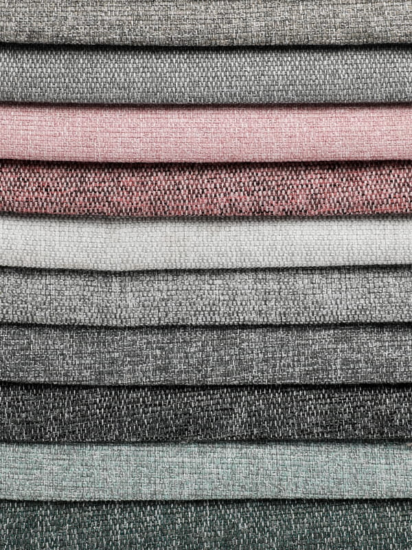 Mojžišová pohovka v obyčajnej farbe jemná bavlnená ľanová látka