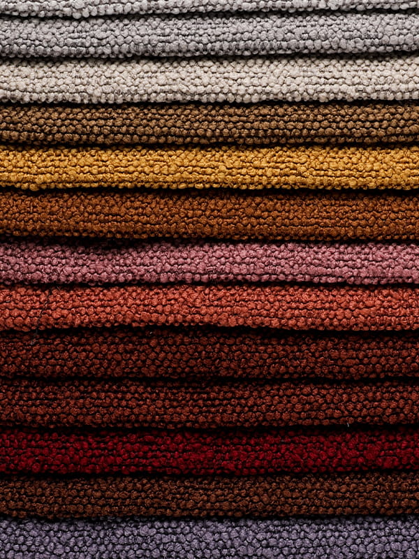 Dinoya Circle Polyester Polyester a ľanová pohovka