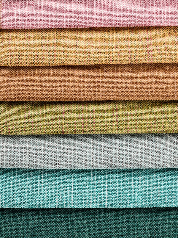 Polyester a ľanová tkanina pre pohovku