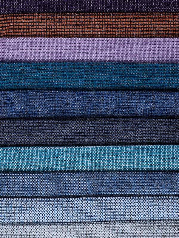 Tkanina tkaniny na pohovku