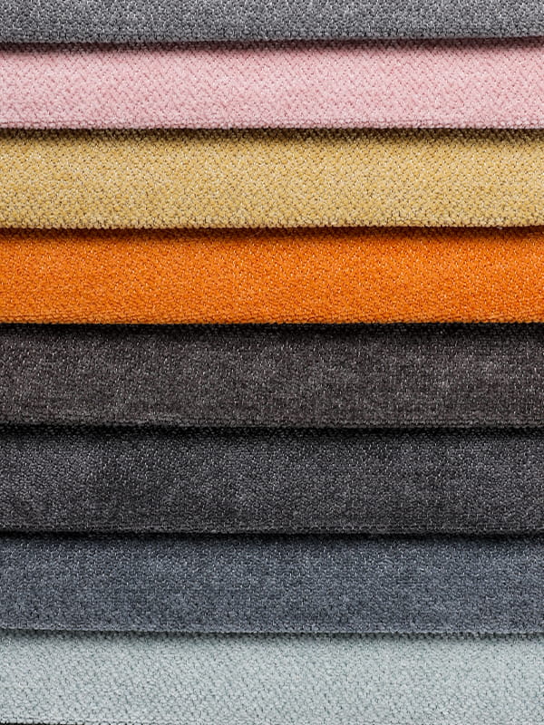 Tkanina tkaniny na pohovke